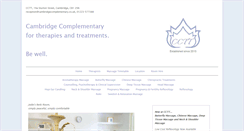 Desktop Screenshot of cambridgecomplementary.co.uk